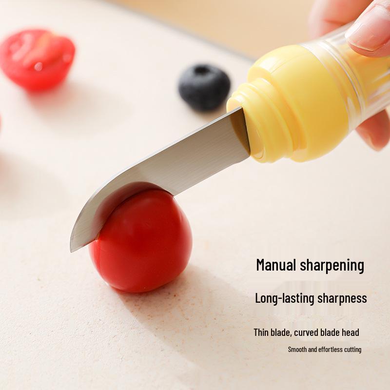 Dual-Headed Fruit Peeler & Knife - Portable Multifunctional Apple Peeler