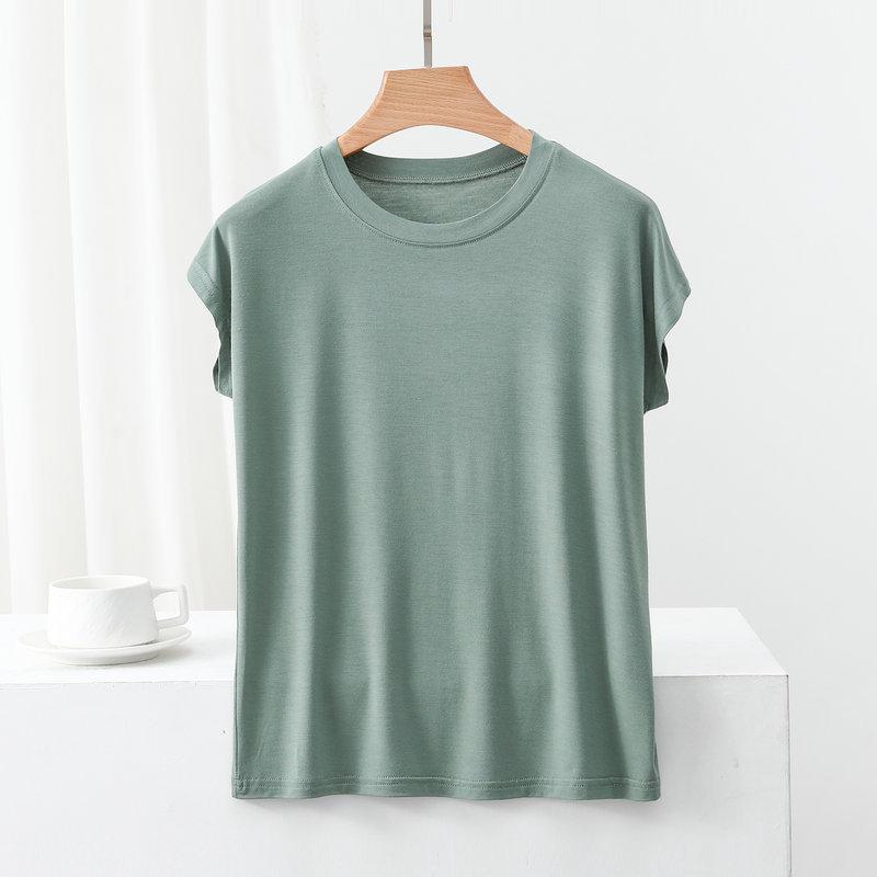 Summer Tops for Women T Shirts 2025 Short Sleeve Casual Soft Outfits Workout Clothes