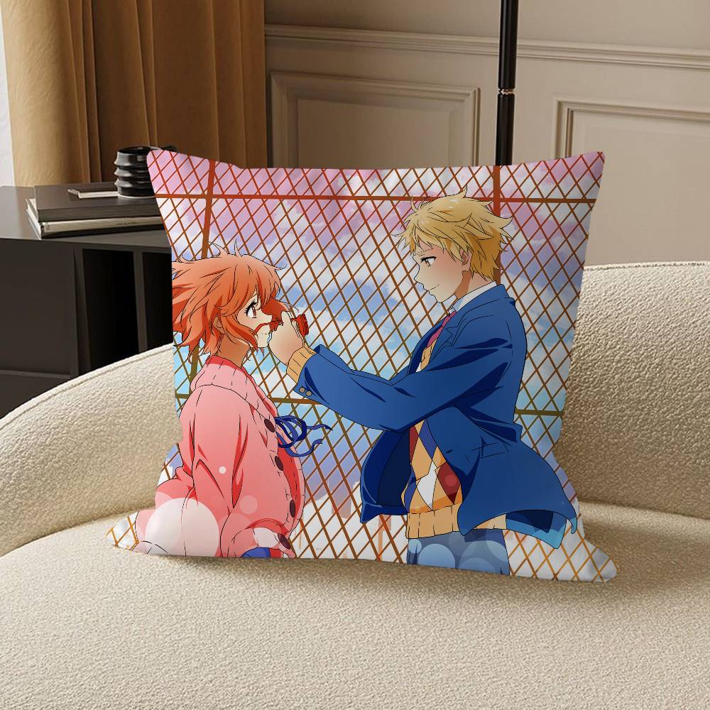 Anime B-Beyond the Boundary Kissenbezug Kissenbezug Wohnzimmer Sofa Heimdeko Kundenspezifisch