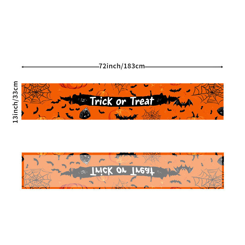 New Halloween Linen Tablecloth Holiday Table Decorations Tablecloth, Placemat, Coffee Table Cover