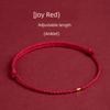 Wutai Mountain Ancient French Gold Lucky Bracelet Female Bad Luck Red Rope Braid Carrying Strap 2025 Snake Birth Year Couple Foot Chain