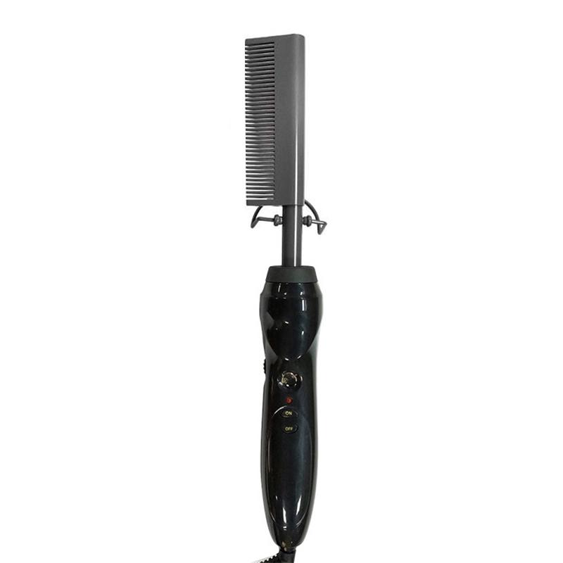 Masterlee Custom Logo Hot Hair Comb Professional Hair Straightener Electric Copper Heater Comb