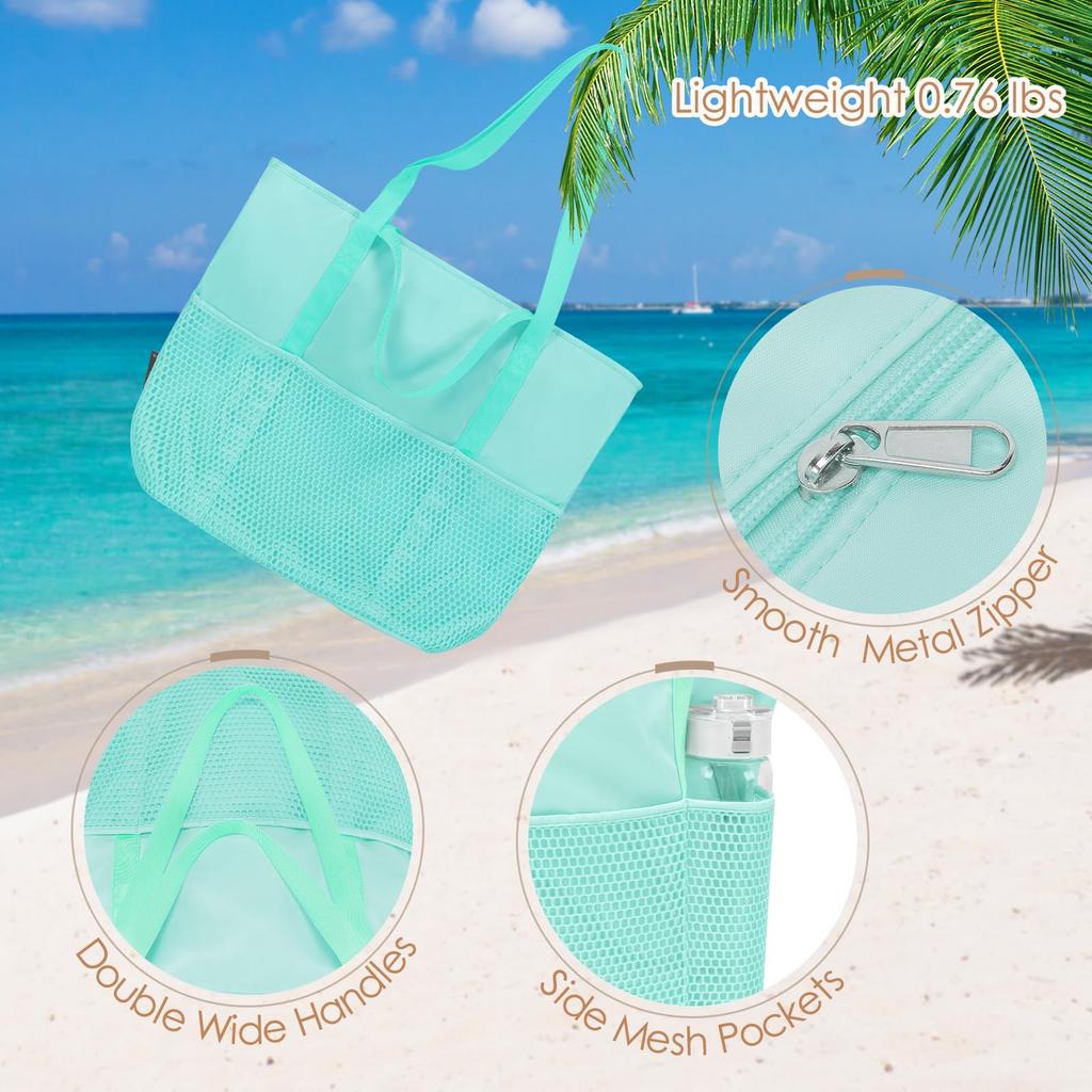 Beach Bag, Pool Bag, Lightweight, Large Capacity, 24L, Storage Capacity,