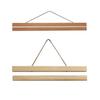 Teak Artwork Magnetic Wall Hanging Home Decor Picture Rack Painting Scroll Poster Frame Wall Art