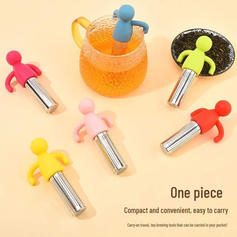 Stainless Steel Creative Tea Strainer & Leaf Filter for Easy Brewing