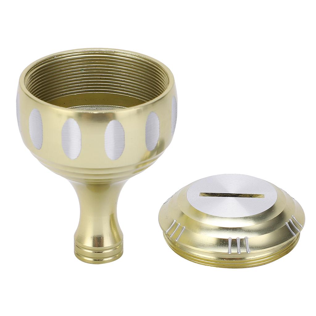 Fishing Reels Aluminum Alloy Holding Pill Lightweight Reel Handle Knob Fishing AccessoryChampagne