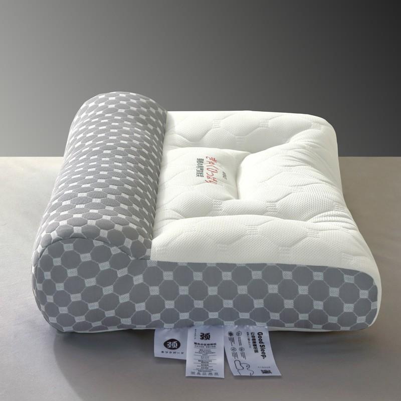 Ergonomic Latex Pillow Neck Support With Gentle Traction Design 5-10cm Height 70% Synthetic Adult Use