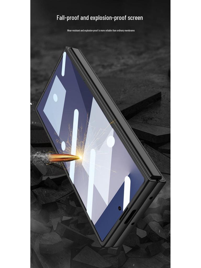 Samsung Z Fold7 Women's Frosted Skin-Feel Cross-Border Phone Case