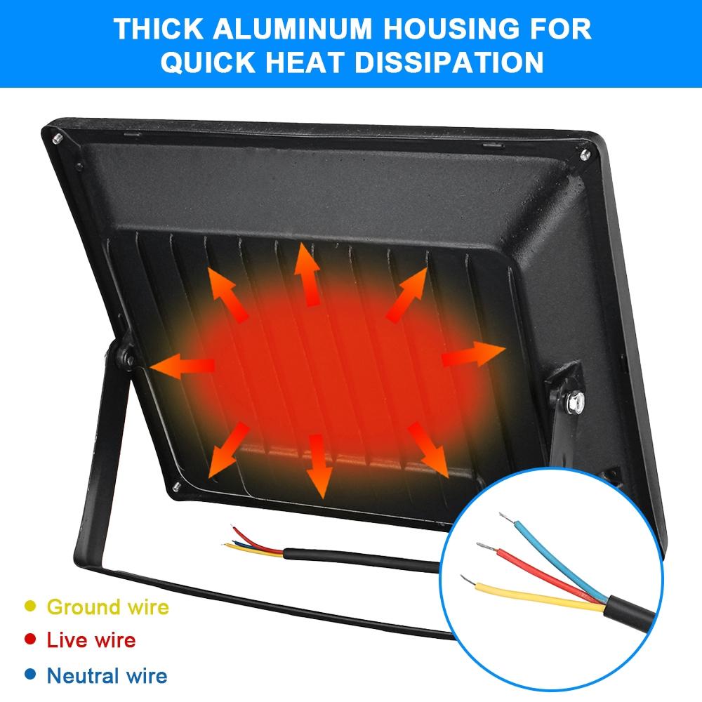 100W 150 LED 9000LM Waterproof Flood Wall Light Outdoor Super Bright Outdoor