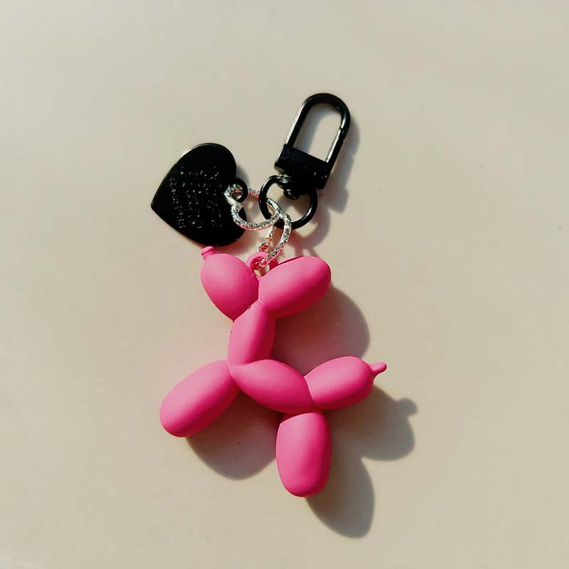 Portachiavi Ciondolo Cane Palloncino Gelatina Carino Catena Portachiavi Cane Cartone Animato - Adorabile accessorio gioiello regalo per chiavi unisex