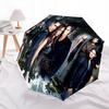 1PC Vampire Diaries Series Automatic Umbrella - Suitable Travel Outdoor Portable Umbrella Birthday Gift Daily Essentials