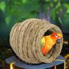 Hamster Bird House Pet Bedroom Cages Accessories Bird Nest Breeding Cave Straw Cage Straw Nest