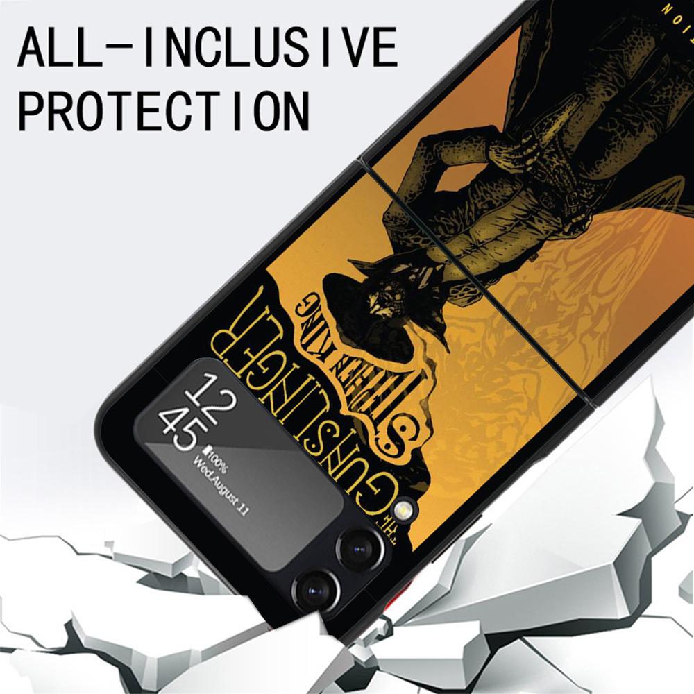 Stephen King The Dark Tower Black Phone Case For Samsung ZFlip7 ZFlip6 ZFlip5 ZFlip4 ZFlip3 5G Hard Protective Galaxy Z Flip 3 4