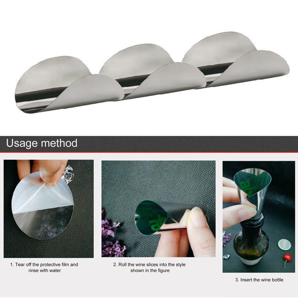 Wein Ausgießer Scheibe Slice Partyzubehör 50 Stück Tropfstopp Ausgießer Karten 3 Zoll Flexibel Zusammenklappbar Barzubehör
