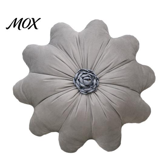 Stuffed Flower Shaped Pillow Round Throw Pillow, 16 Inch Decorative Cushion, Soft for Living Room Shape Sofa Couch Bed Chair Velvet Pillows
