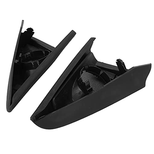Front Door Speaker Covers, Accurate 2PCS/Set Interior Left and Right 51337184197 Black Wear Resistant for Cars