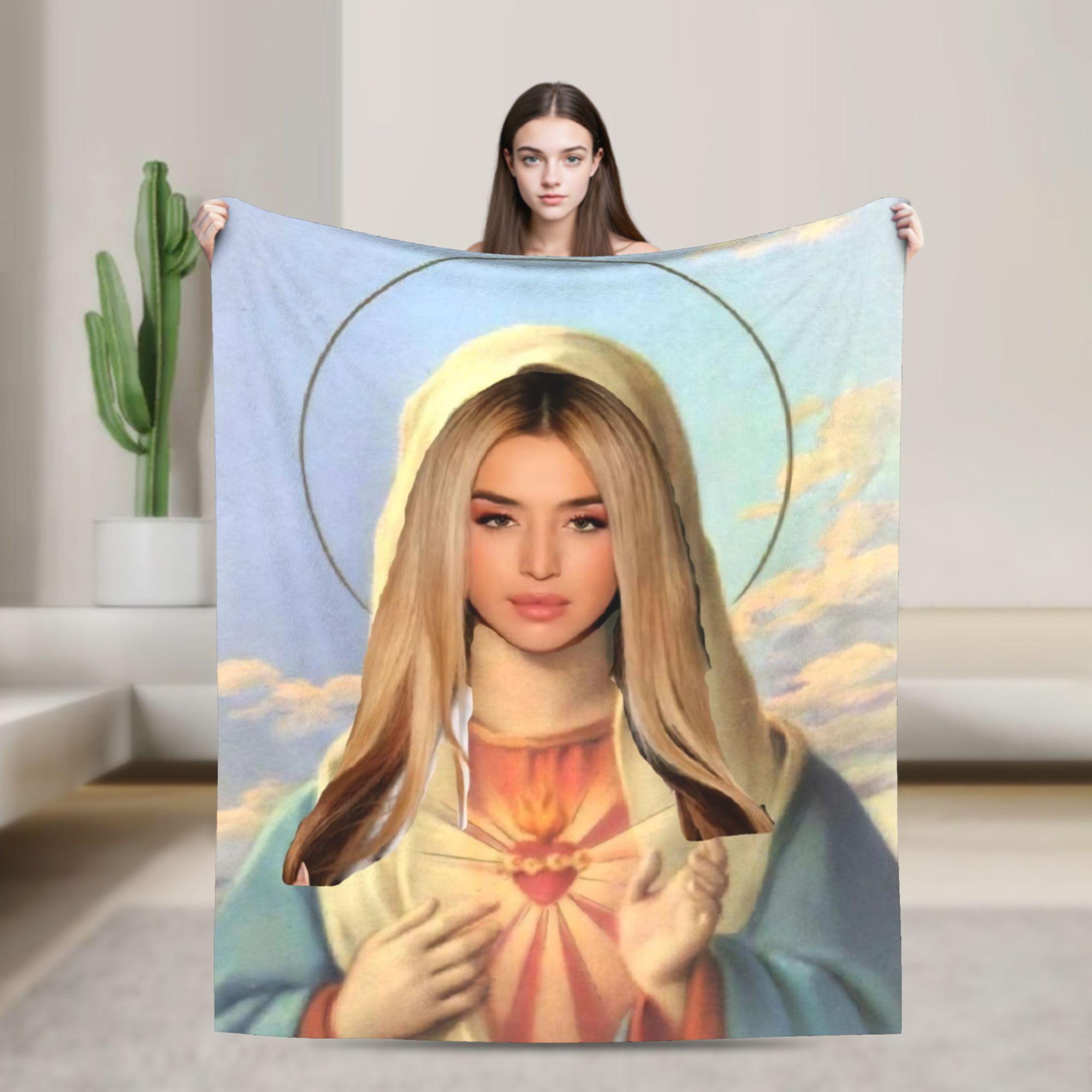 

L-Lolas I-Indigos Spanish Soft Warm Blanket Travel Plush Throw Blanket Novelty Living Room Flannel Bedspread Sofa Bed Cover 130x150cm