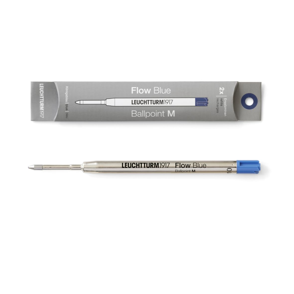 LEUCHTTURM1917 Gel Rollerball Refill M blue 2 pcs 364167