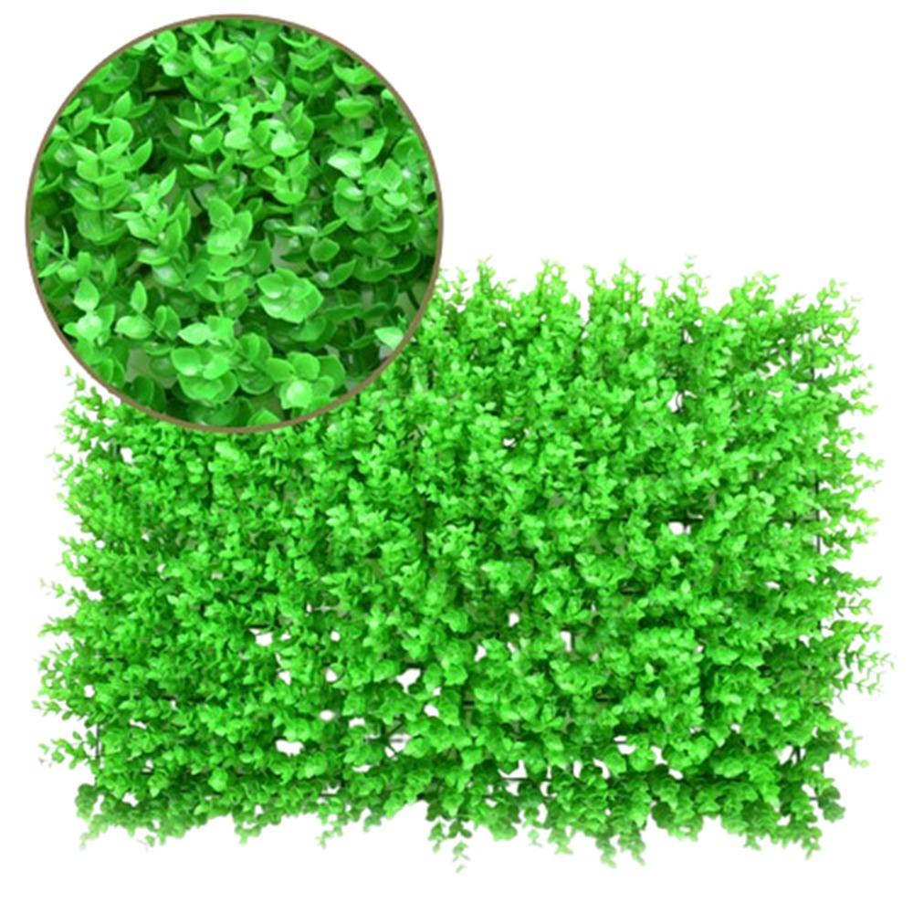Plastic Lawn Artificial Plant Wall Panel UV Resistant Fake Lawn Carpet  Party Decor