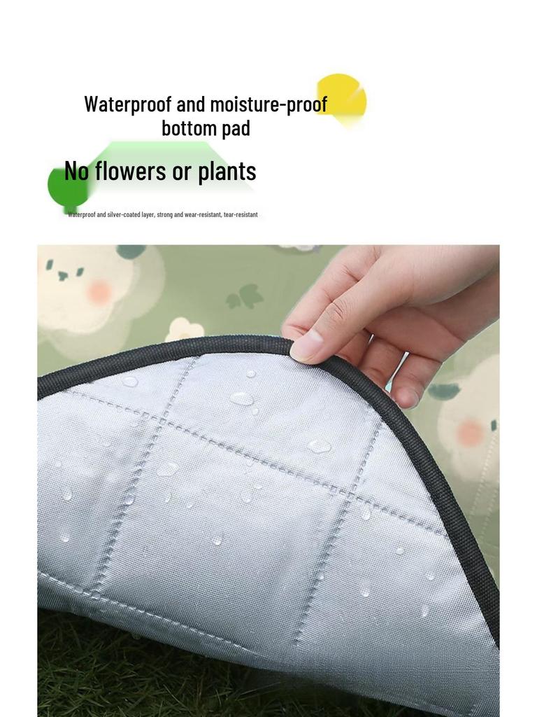 Extra Large Outdoor Camping and Beach Mat – Portable, Moisture-proof, Thickened 3m Picnic Cushion.