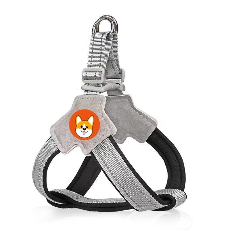 Dog Harness and Leash Set Y-Shaped Vest Soft Breathable No-Choke Pet Harness for Small Medium Dogs