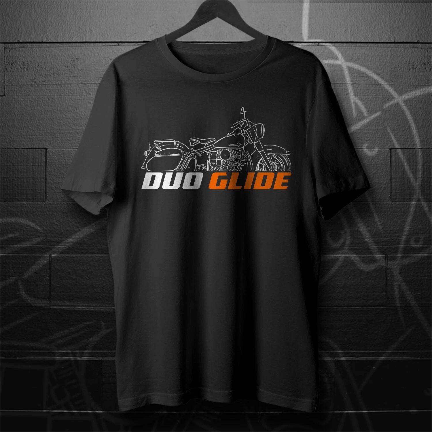 For Harley-Davidson Duo Glide 1958-1964 fans - Motorcycle T shirt for Riders S