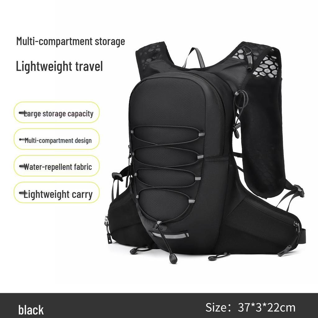 12L Portable Trail Running Backpack with Hydration Pack for Men & Women – Ideal for Outdoor Activities & Marathons