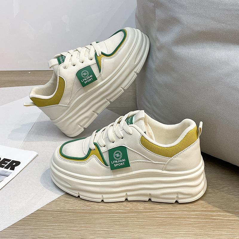 

Little white shoes women s 2025 new spring and summer small shoes women s versatile thick-soled heightening women s shoes ins trendy breathable me 40