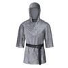 4Pcs/Set Cosplay Coat Hooded Cape Set Templar Imitation Chain Shirt Knight Cos Suit Halloween Costume Props Cosplay Suit