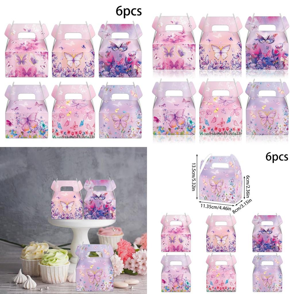 Butterfly Handheld Paper Box Packaging For Festive Events And Gift Packaging