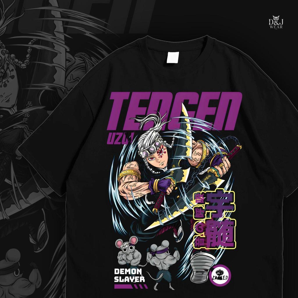 Tengen Uzui Demon Slayer Shirt | Muscle Mice Anime Graphic Tee | Sound Hashira Apparel | Kimetsu No Yaiba Streetwear | Oversized Anime Tee