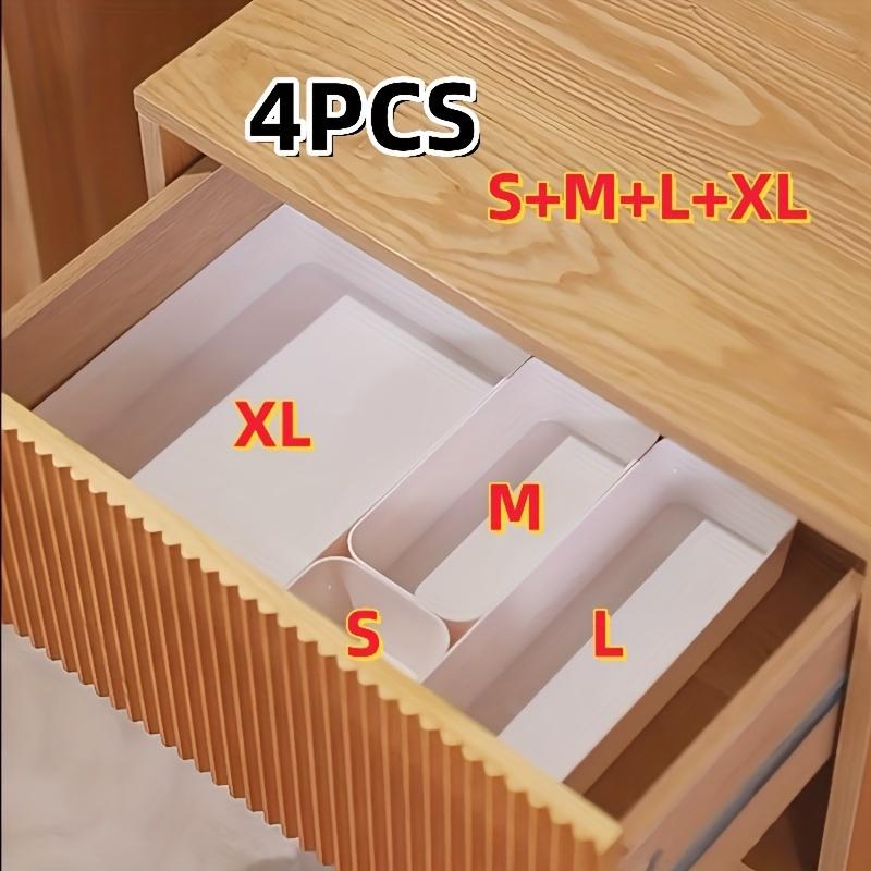 Organizer Tray Divider Set Desk Drawer Organizer Garage Organization and Storage Toolbox Accessories Desk Stationery Box Cosmetic Storage Box