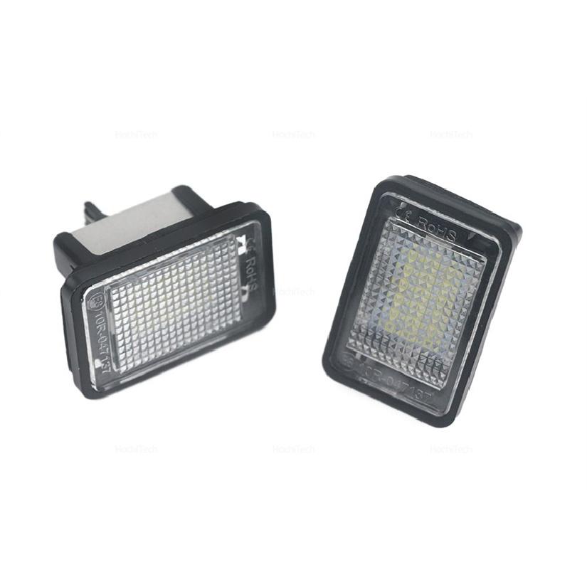 LED License Plate Light for Mercedes Benz GLK X204 2007-2013 White Error Free Number Plate Lamp A2048200156 License Plate Lights 2