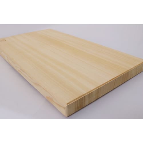 Ichihara Woodworks Wooden Cutting Board, "Kufujin" Wide Size, 42 x 24 x 3 cm