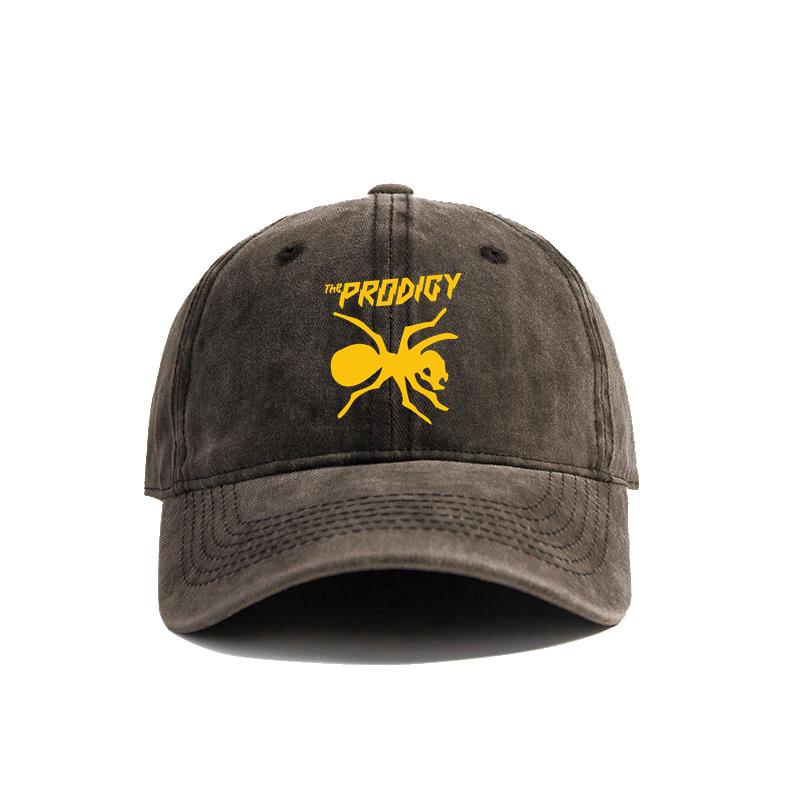 Berretto Estivo The Prodigy Cappellini Dad Distressed Unisex Regolabile da Esterno in Cotone MZ