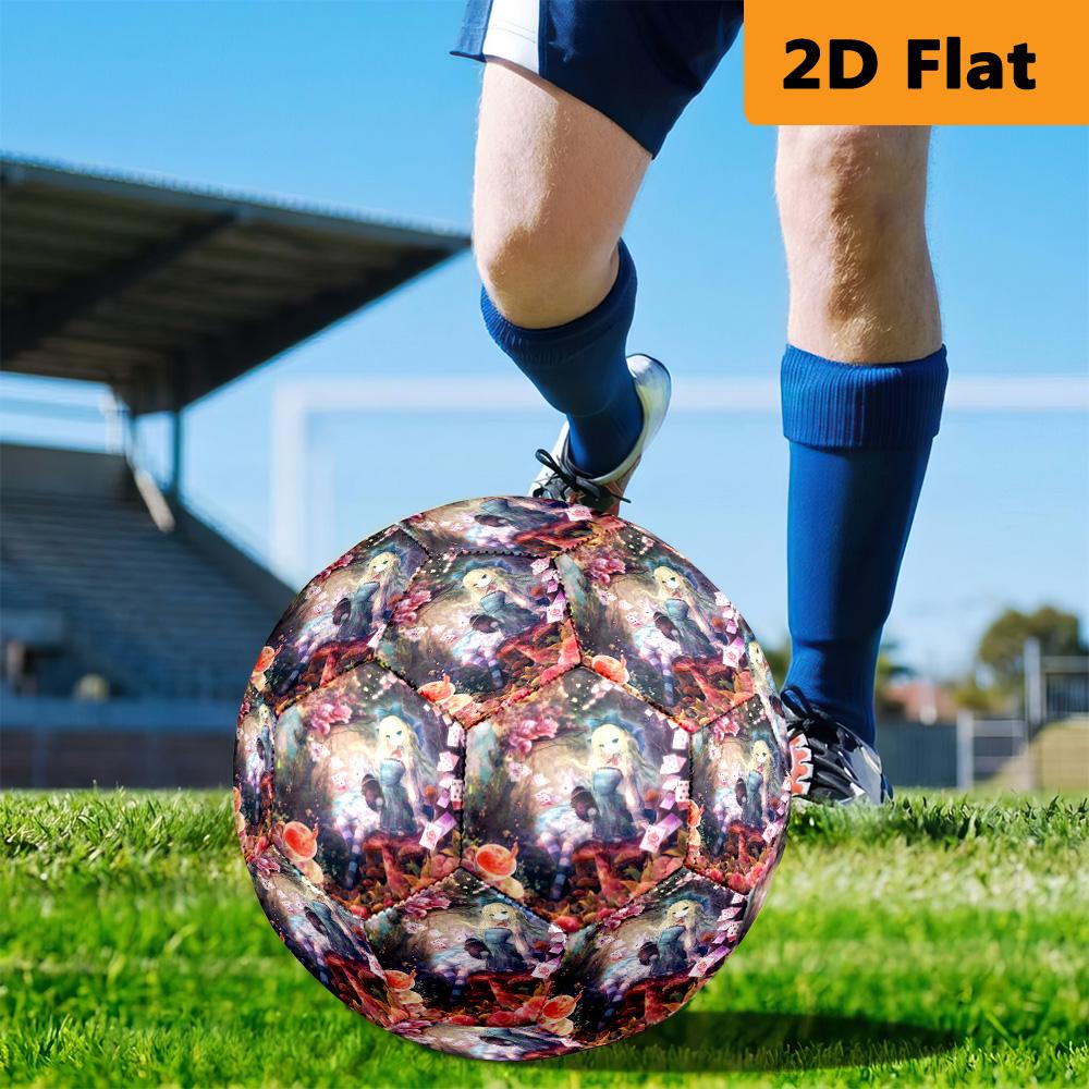Rabbits Heart Football Suitable for Both Training and Competition High Elasticity No. 5 Football Very Elastic Unique Football Gifts Training Football