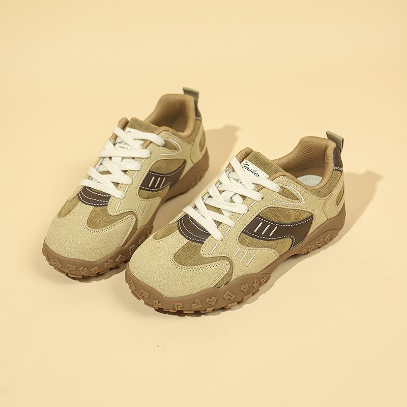 

Retro niche design dad shoes women 2025 summer and autumn new thick-soled German training shoes versatile soft-soled sports and leisure shoes 35