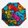 1pc Gaming Controllers Automatic Open/close Folding Compact Umbrella, 8 Rib Sturdy Canopy, Lightweight Portable, Everyday Use, Gift,,132