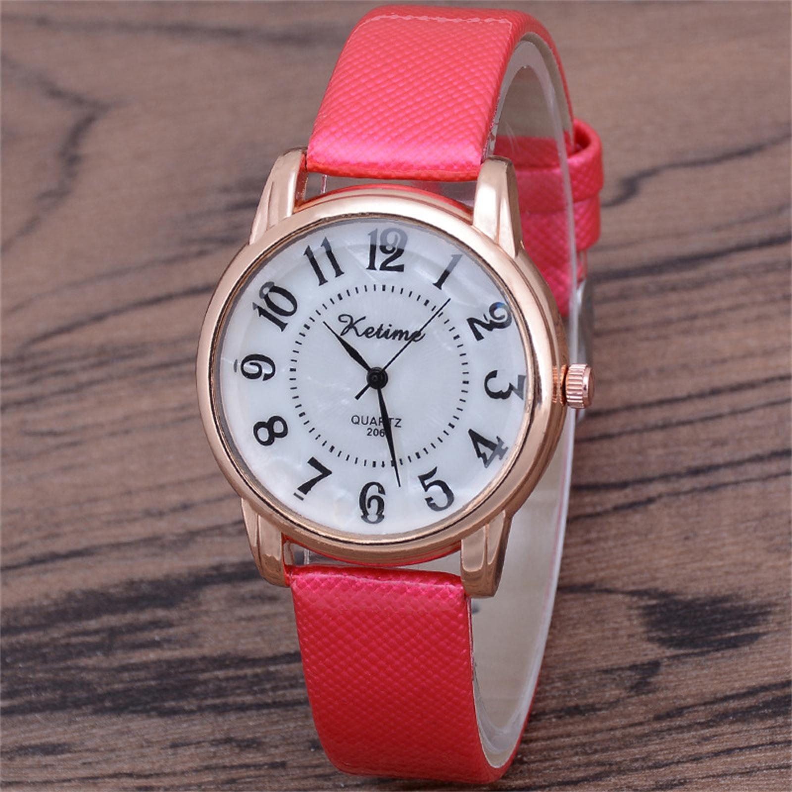 

Women Fashion Leather Watch One Size