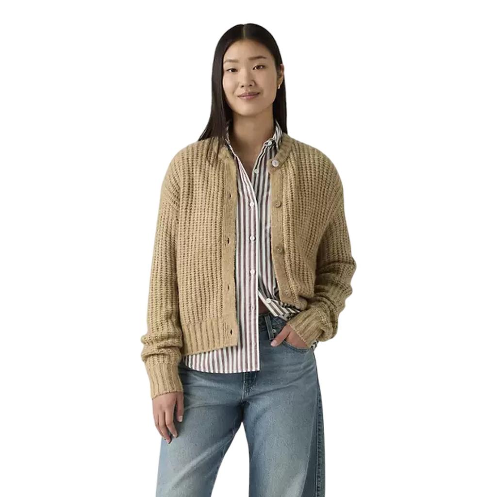 Levis Cardigan Luna cu gât rotund și mânecă lungă pentru femei/doamne