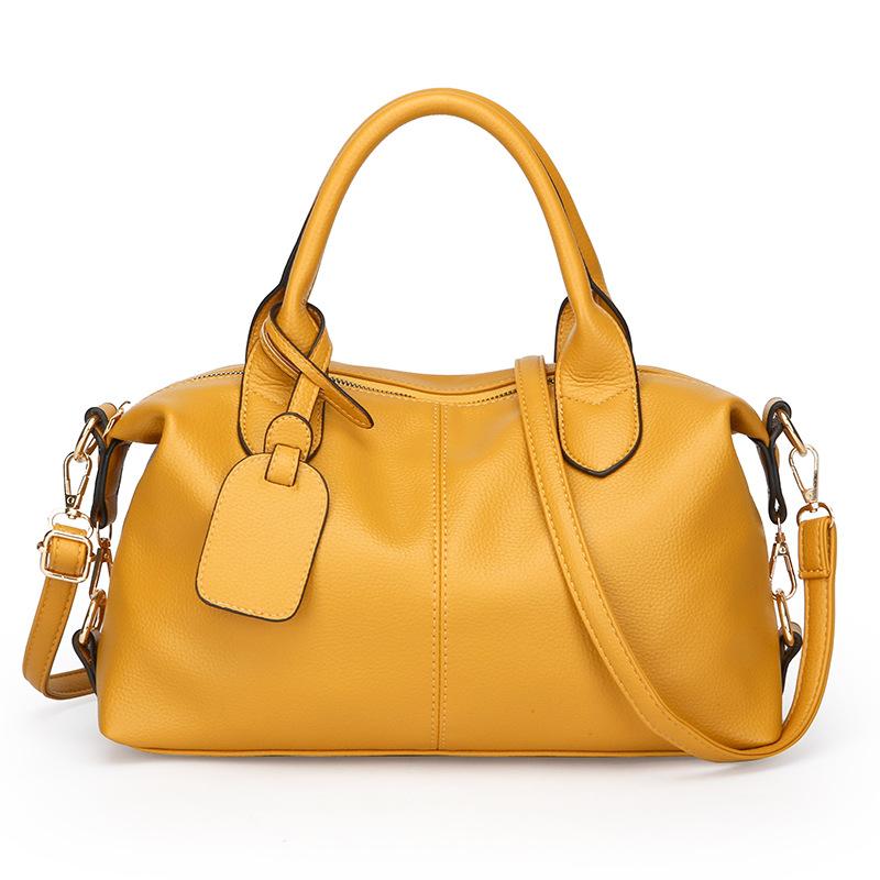 Large Capacity Portable Women's Bag Korean Version of Solid Color Simple Single Shoulder Crossbody Bag Commuter Leisure Tote Bag Tide