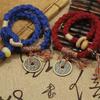 Chinese Mountain Ghost Spend Money Bracelet National Wind Tibetan Hand Woven Couplelucky Red Bracelets Bang Rope Bangles