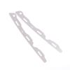 Civic 2012 2016 2 Piezas Hebilla de Placa Metálica Reparación Parachoques Delantero Resistencia Duradera para Modelos de 9ª Generación