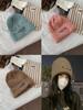 Fashionable Winter Acrylic Beanie For Women Warm Knit Hat With Letter Design