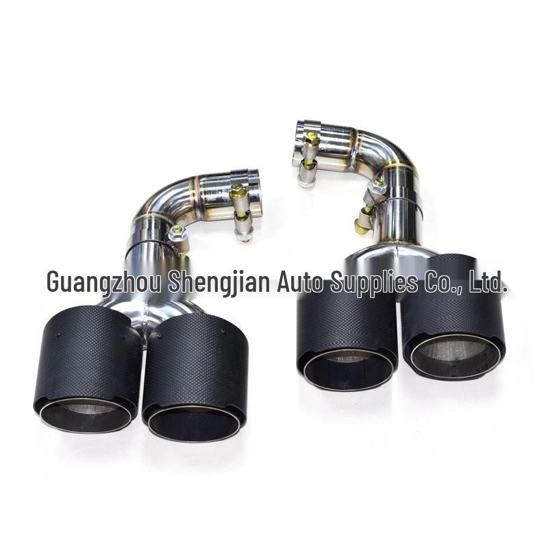 Thunder Edition Carbon Fiber Akrapovic Quad Exhaust Tailpipe for BMW X3/X4