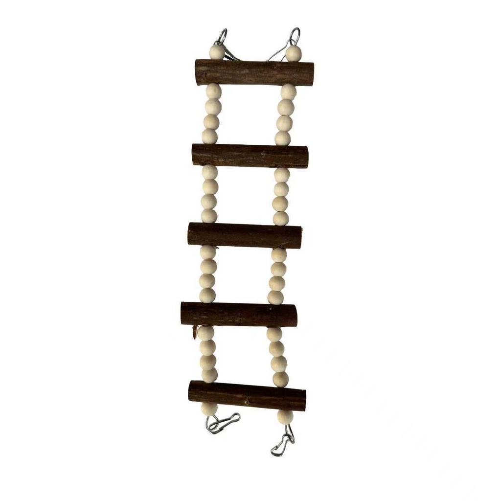 Colorful Bird Toys: Swing, Ladder, and Perch Set for Bird Cages