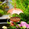 Vintage Hanging Platform Feeder Rustic Bird Feeding Station Umbrella-Shaped Bird Feeder  Yard