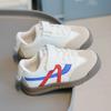 Children's Forrest Gump Shoes 2025 Spring and Autumn Boys' Sports Shoes Casual Board Shoes Girls' Little White Shoes Soft-soled Baby German Traini
