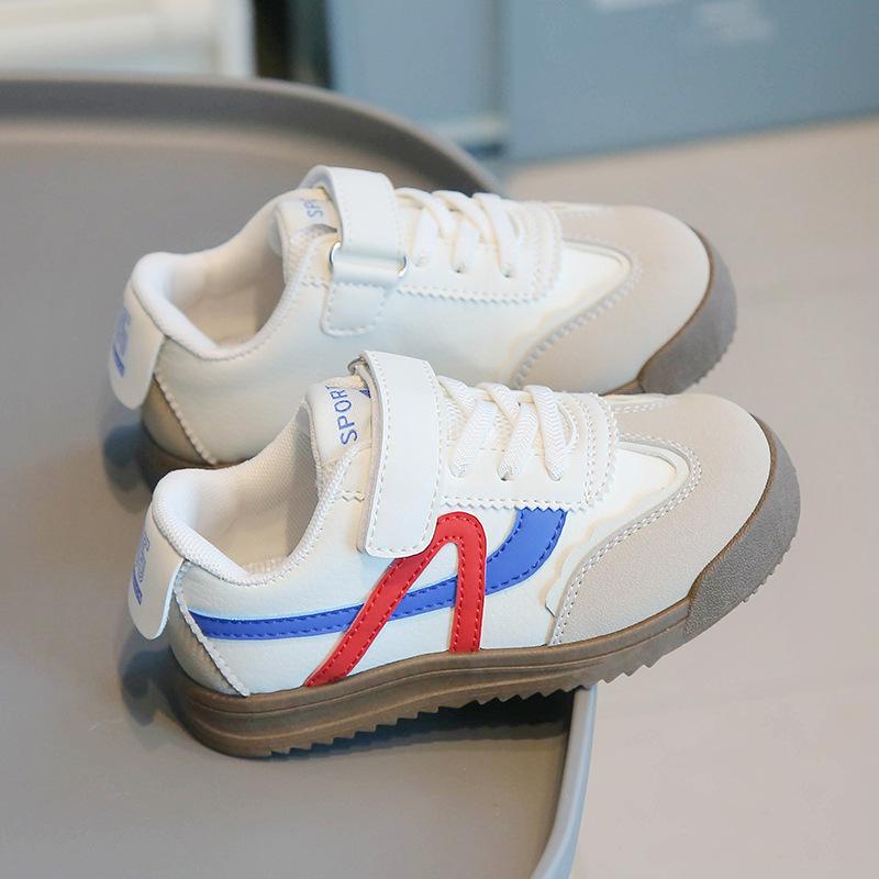 Children's Forrest Gump Shoes 2025 Spring and Autumn Boys' Sports Shoes Casual Board Shoes Girls' Little White Shoes Soft-soled Baby German Traini