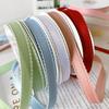Bubble Edge Satin Ribbon Double Face Wavy Edge Ribbon New Decorative Ribbon  Gift Packaging